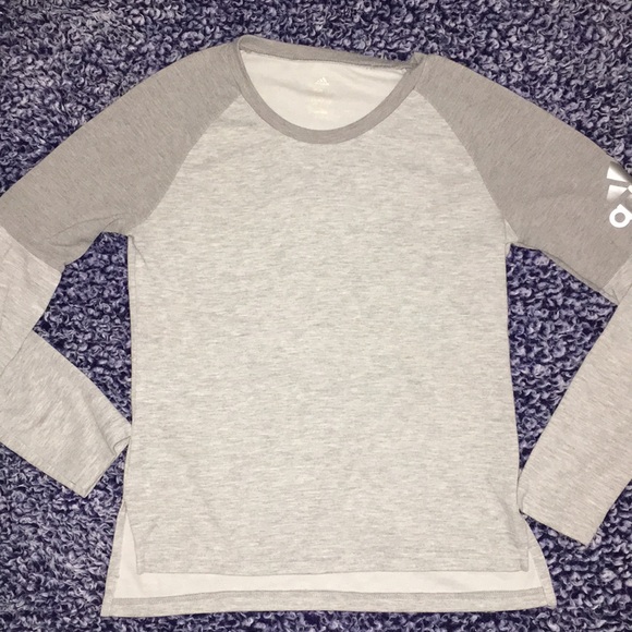 Girls Adidas Long Sleeve Tee - Picture 1 of 3
